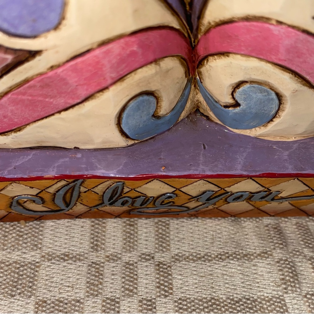 Jim Shore Heartwood Creek "I Love You"figurine featuring a mother and daughter - Picture 4 of 5